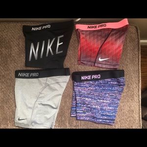 Nike pro women’s shorts